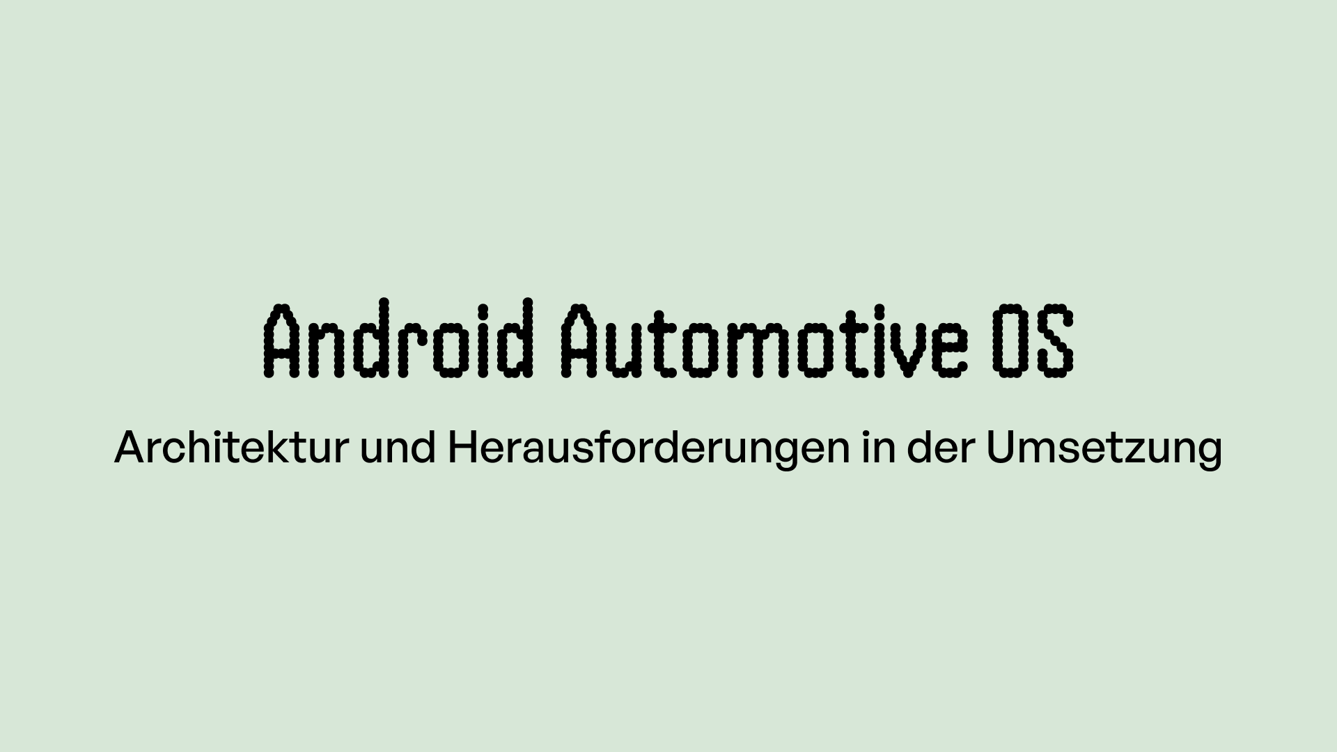 Android Automotive OS: Die technische Realität der Implementierung